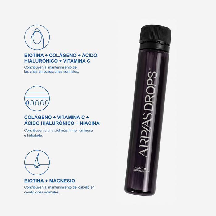 Vial de 25 ml de Arpías Drops con sus activos